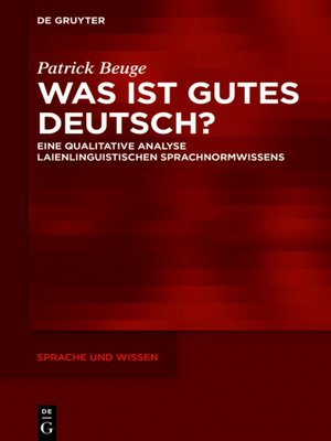 cover image of Was ist gutes Deutsch?